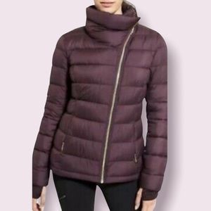 Athleta Women's Puffer Jacket - Purple